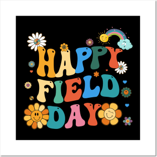 Happy Field Day Retro Field Day 2023 Last Day School Posters and Art